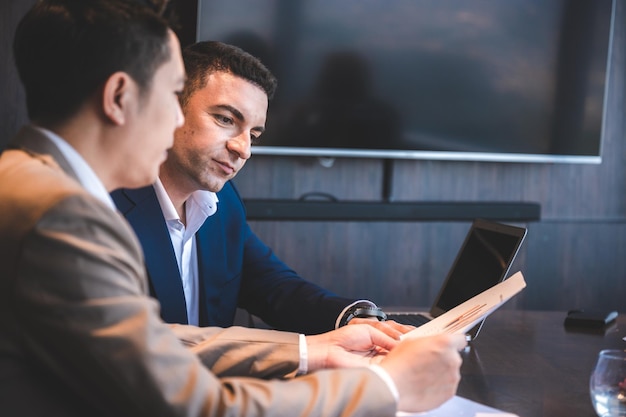 Group of Business People Diverse Brainstorm Meeting Concept Working in the Office