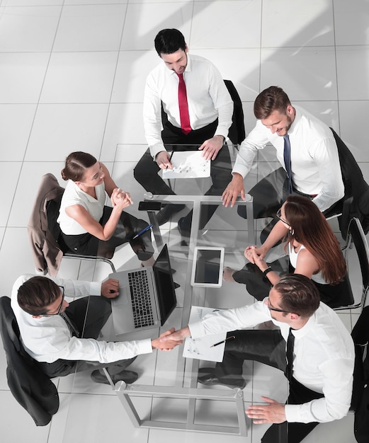 Group of Business People in a Meeting