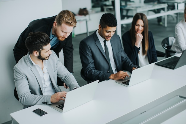 Group of business people in a meeting