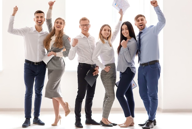 Group of business team in office