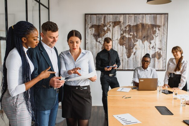 Group of businesspeople in the office