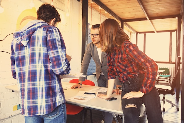 Group of businesspeople posing