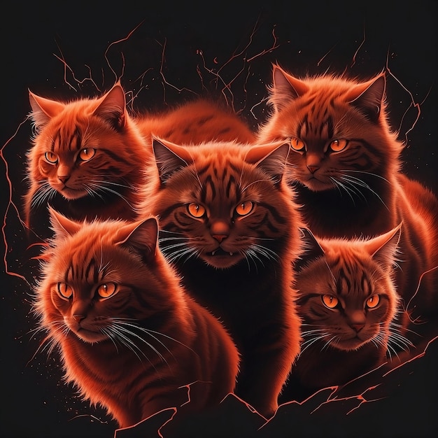 a group of cats to celebrate world animals day