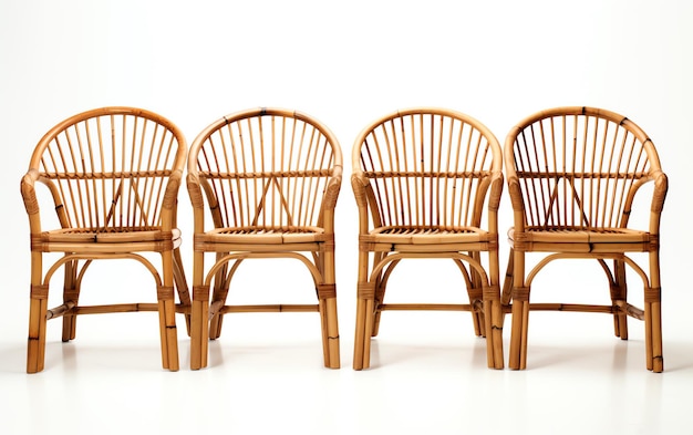 a group of chairs in a row