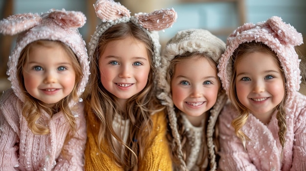 Photo group of children dressed in in a display of artistic expression