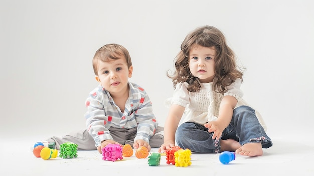 子供のグループ 幸せ 子供の自由運動と人々のコンセプト活動