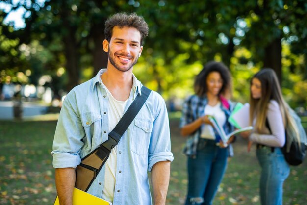 Group of college students