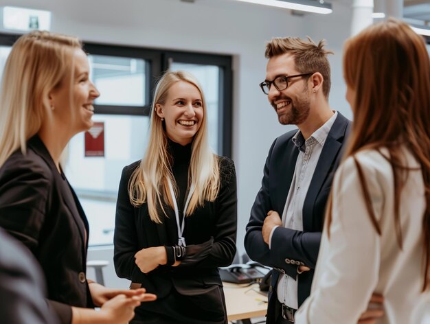 Group of coworkers in meeting