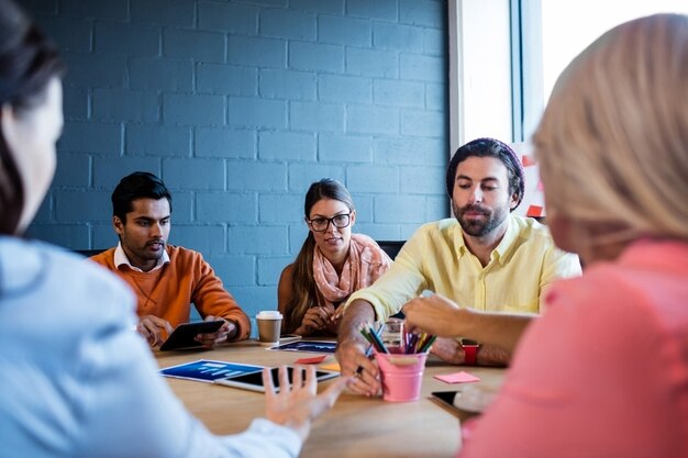 Group of designers working on a project