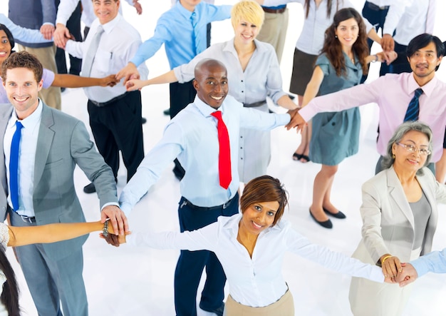 Photo group of diverse business people