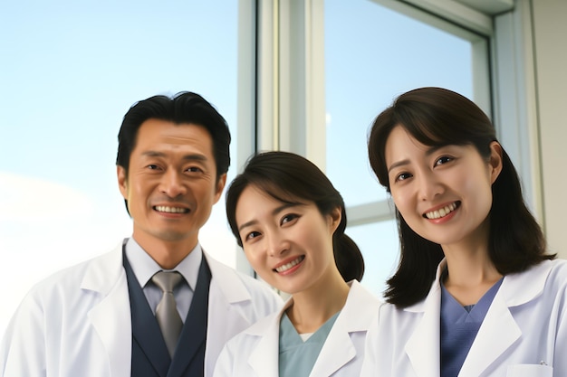 A group of doctor smile