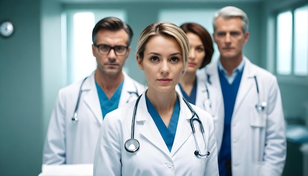 a group of doctor team