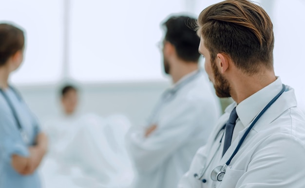 Group of doctors in a medical office