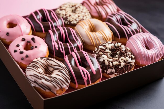 Photo group of donuts