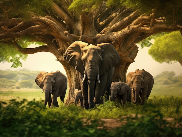 Photo group of elephants most amazing and trending hd wallpaper