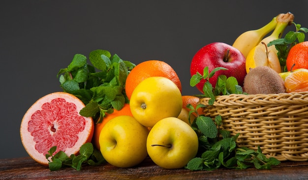 group of fresh vegetables and fruits