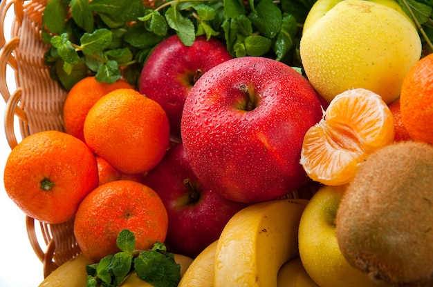 group of fresh vegetables and fruits