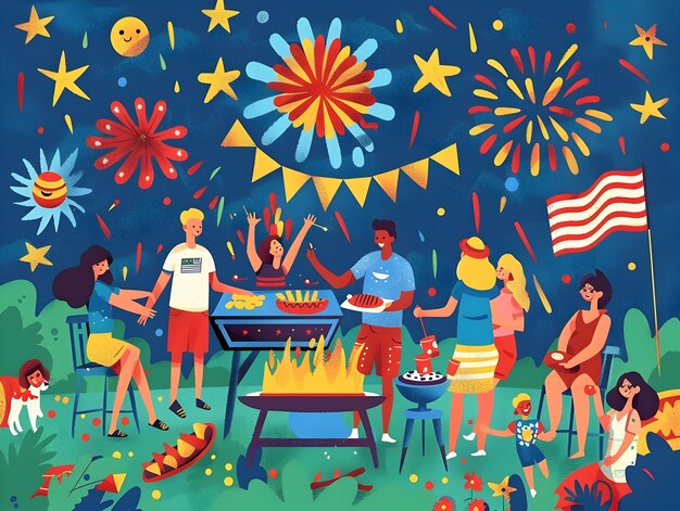 4th of july pictures with friends