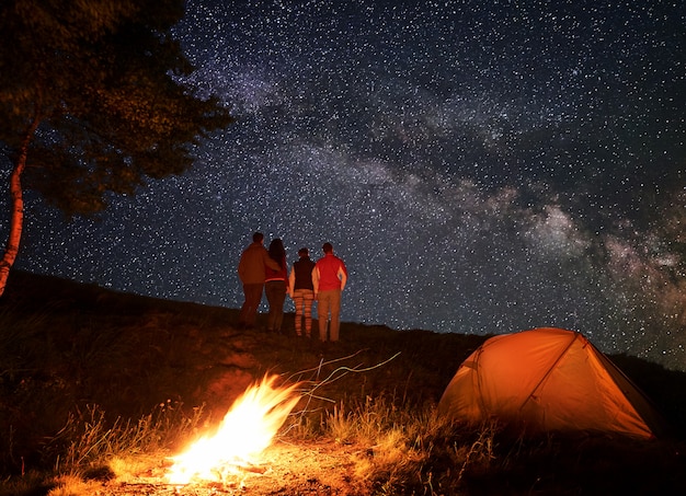 group of hikers