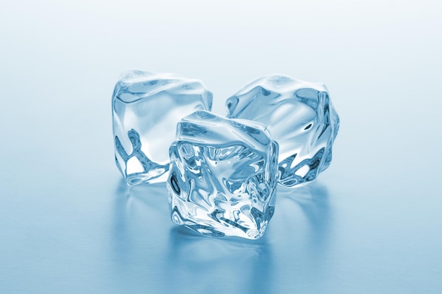 Group of ice chunks