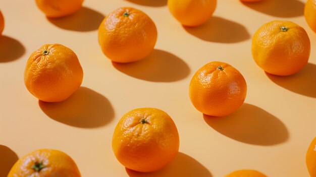 Photo group of mandarin oranges on table