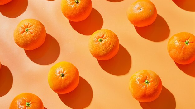 Photo group of mandarin oranges on table