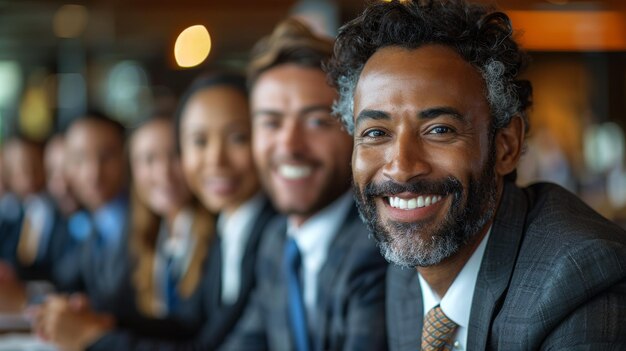 Group of Men Sitting Together Generative AI