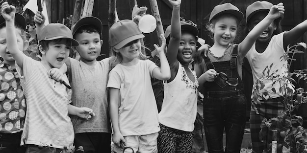 写真 学生のグループは遠足です