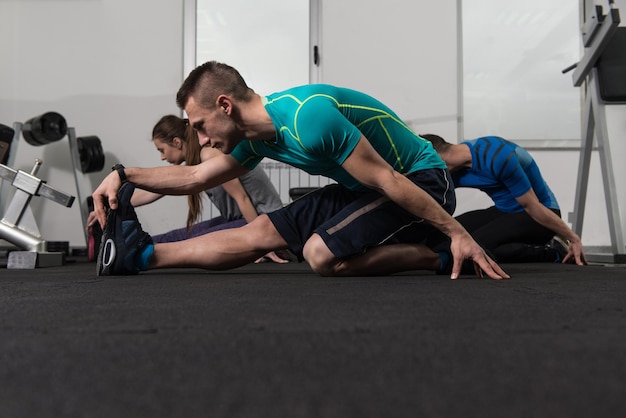 Group People During Aerobics Class