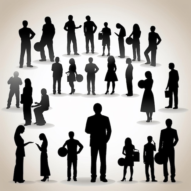 a group of people are standing in a circle and one of them is labeled'the word ".