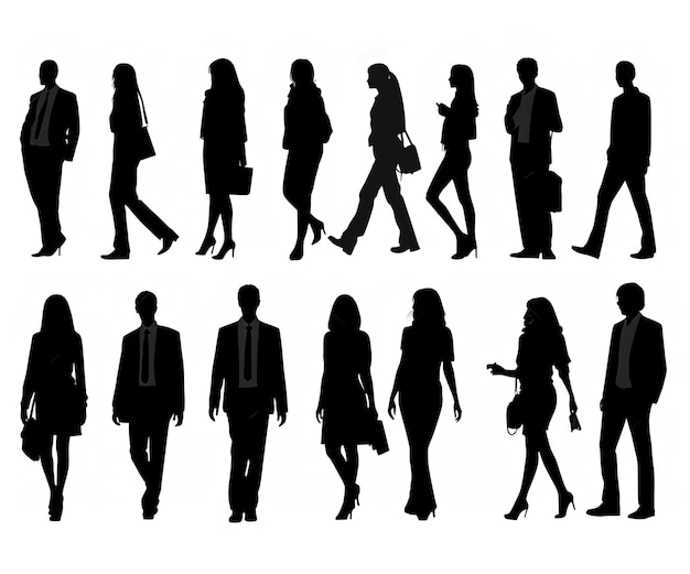 a group of people are walking and one is wearing a suit and the other is wearing a suit.