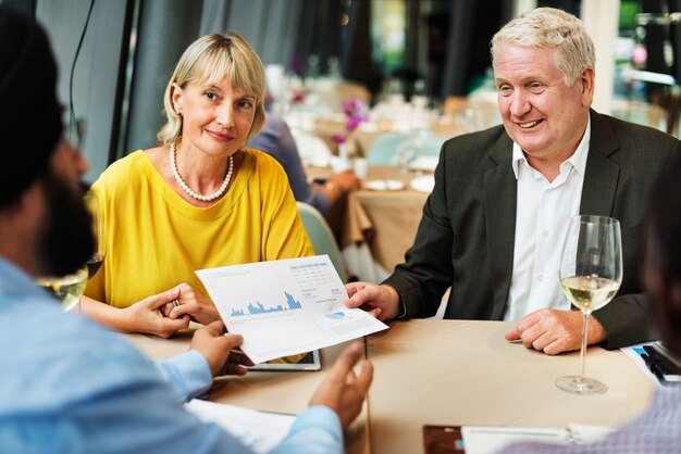 Group Of People Business Meeting Concept