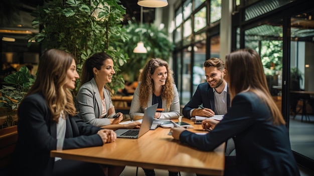 Group people on business meeting discuss a new investment plans