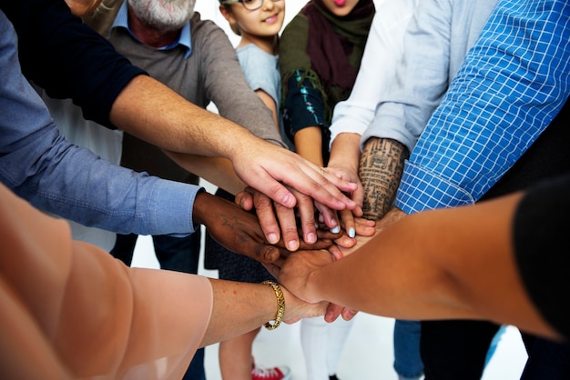 Gruppo di persone concetto di unità