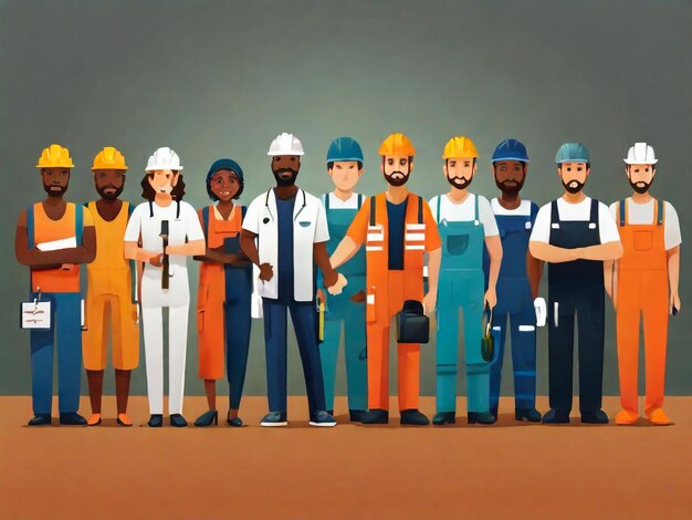 Photo a group of people with orange and white uniforms and the word  lego  on the bottom