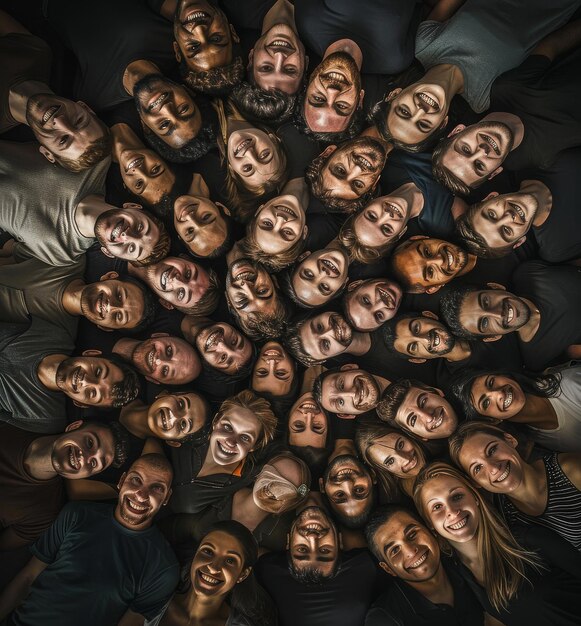 Group of People With Painted Faces