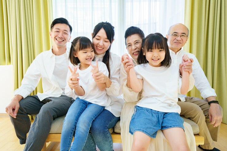 Photo 객실 내 3대 가족 단체 사진