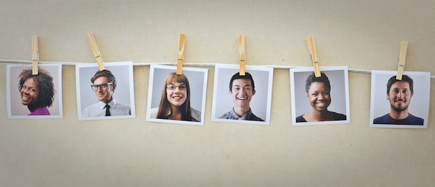 group of a photos portrait 