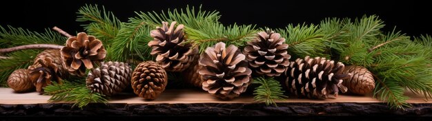 a group of pine cones