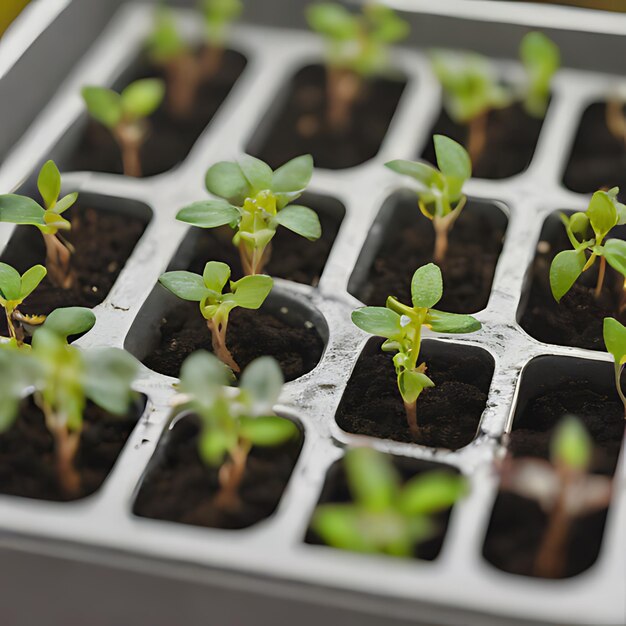 a group of plants that are labeled quot seed quot