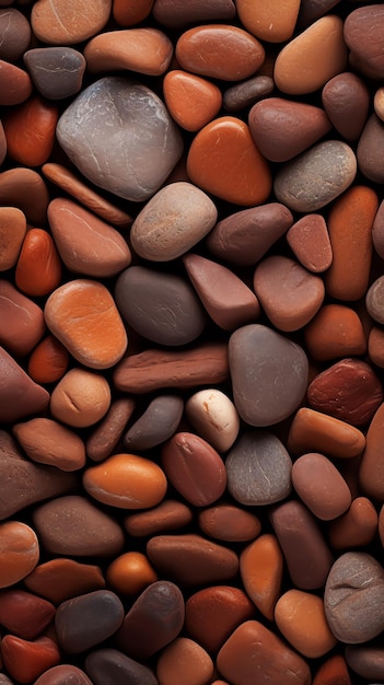 a group of rocks in different colors