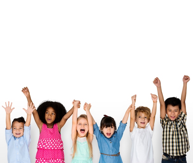 Group of Schooler Friends Happiness Smiling