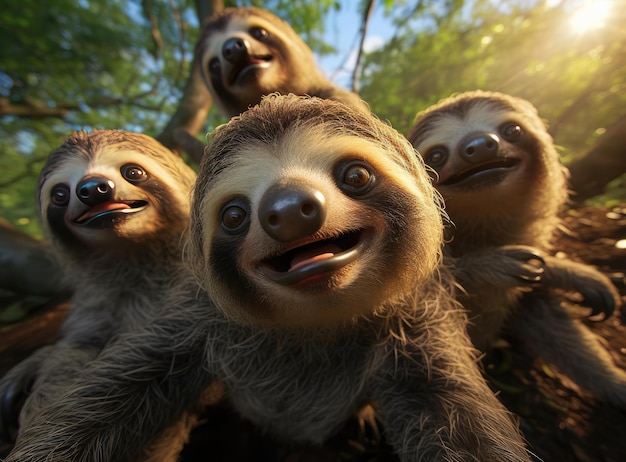 A group of sloths