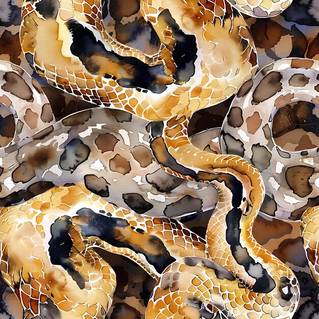Photo a group of snakes that are on a table
