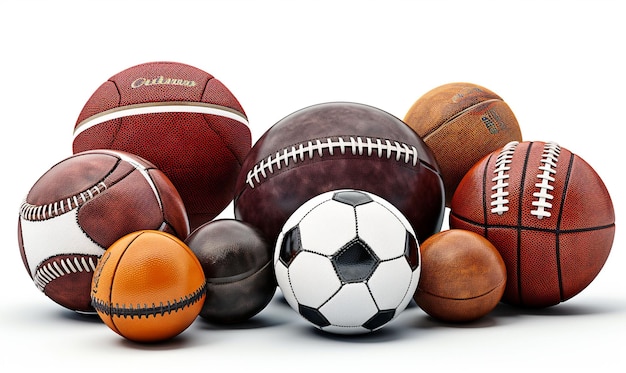 A group of sports balls with the word cucurbita on the side