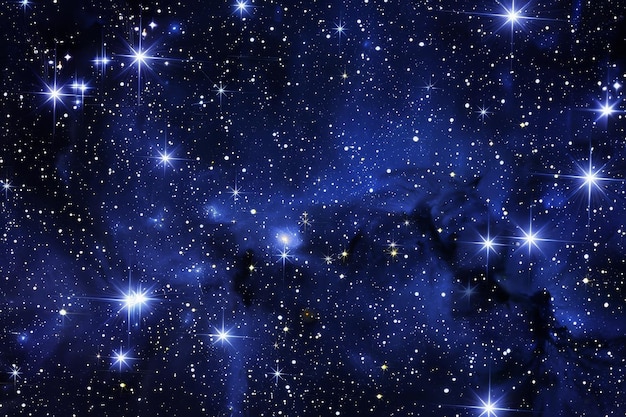 Group of Stars Shining in the Night Sky