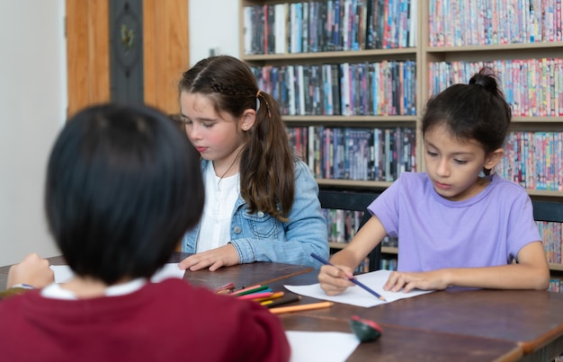 A group of students from an international school that promotes creativity