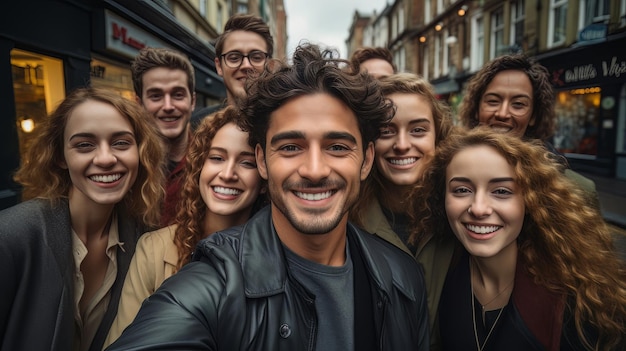 Foto gruppo di studenti