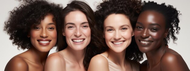 Group of Three Women Standing Together