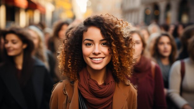 Foto un gruppo di donne che si godono la giornata delle donne